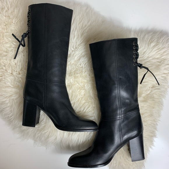 Coach Shoes - COACH Cody Italian Leather Boots, Black, Size 8